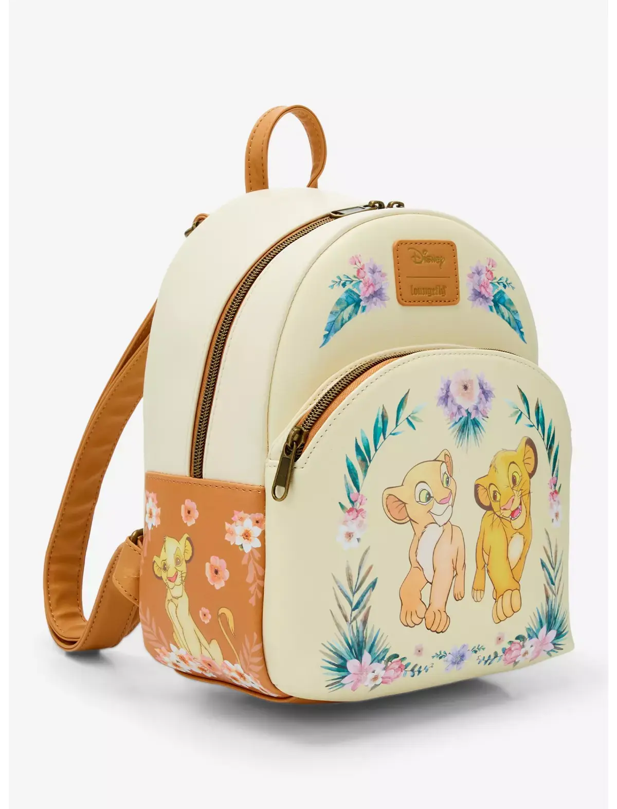 Backpack: Disney -The Lion King -Simba & Nala Floral - Mini