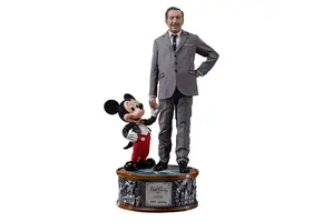 Figurine: Walt Disney & Mickey Mouse - Disney Classics - Legacy Replica 1/4 - Iron Studios