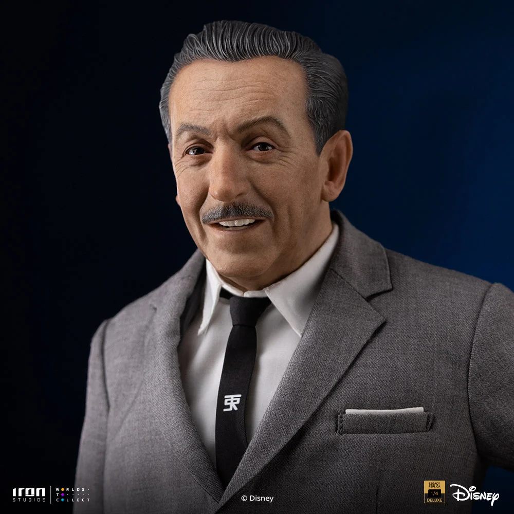 Figurine: Walt Disney & Mickey Mouse - Disney Classics - Legacy Replica 1/4 - Iron Studios RESERVERING (*)