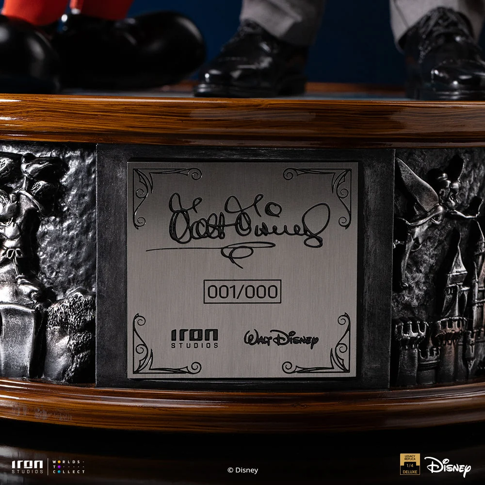 Figurine: Walt Disney & Mickey Mouse - Disney Classics - Legacy Replica 1/4 - Iron Studios RESERVERING (*)