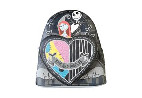 Backpack: Jack & Sally Split Heart - Nightmare Before Christmas