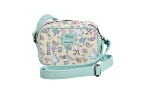 Schoudertas: Floral Scene - Alice in Wonderland