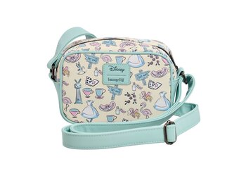 Schoudertas: Floral Scene - Alice in Wonderland