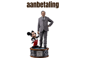 Aanbetaling: Figurine: Walt Disney & Mickey Mouse - Disney Classics - Legacy Replica 1/4 - Iron Studios