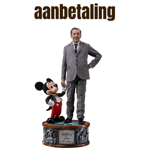 Aanbetaling: Figurine: Walt Disney & Mickey Mouse - Disney Classics - Legacy Replica 1/4 - Iron Studios