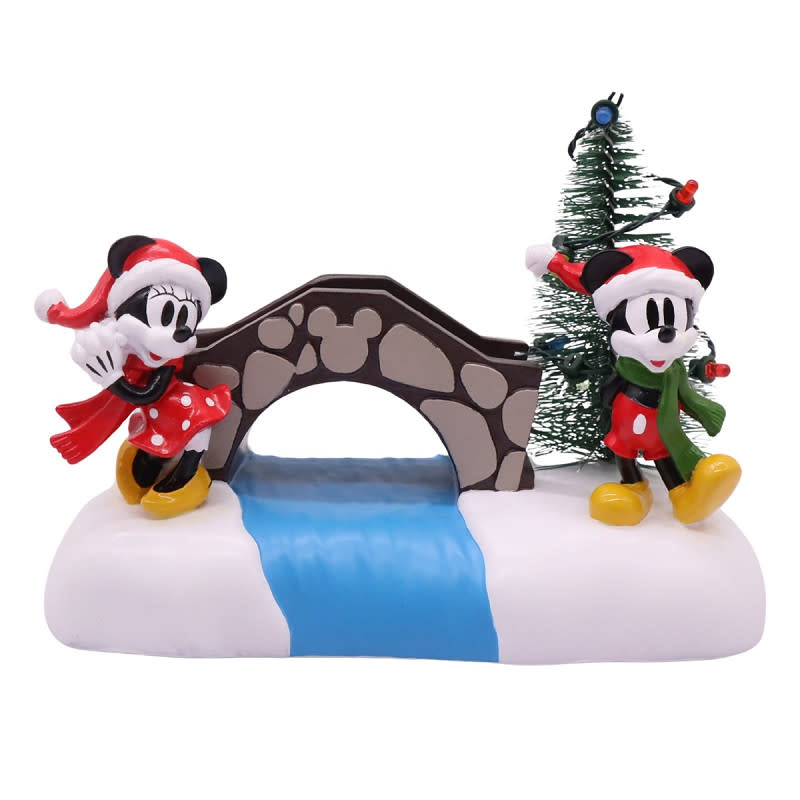 Figurine: Scenery Bridge Mickey & Minnie