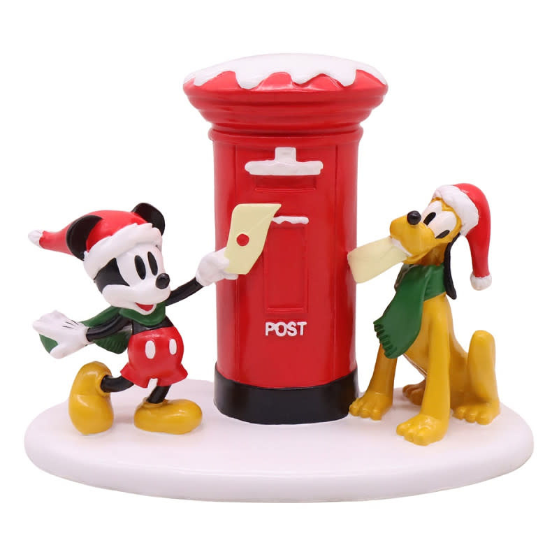Figurine: Scenery Mailbox Mickey & Pluto