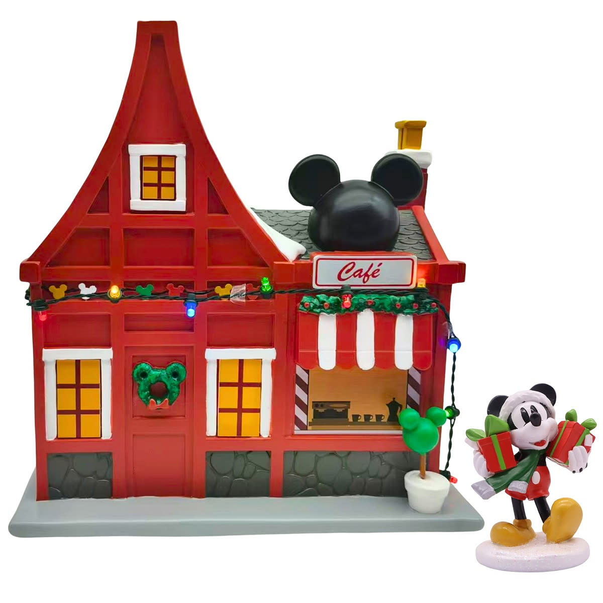 Figurine: Christmas House Mickey Mouse