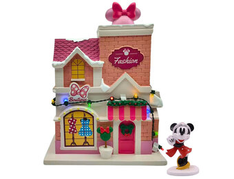 Figurine: Christmas House Minnie Mouse