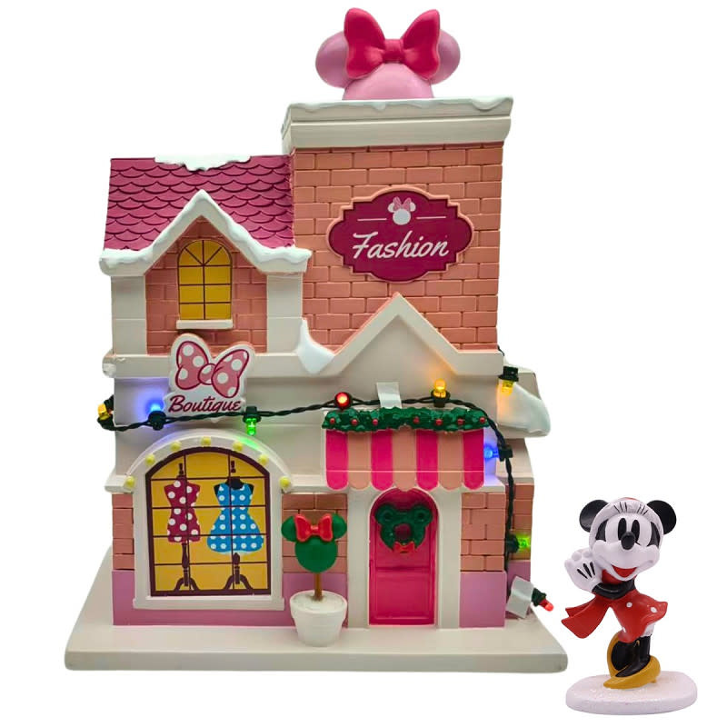 Figurine: Christmas House Minnie Mouse