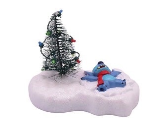Figurine: Stitch - Scenery Snow