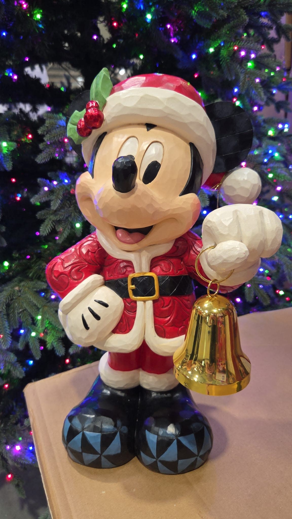 Figurine: Big Mickey - Holiday with Bells Statues by Jim Shore