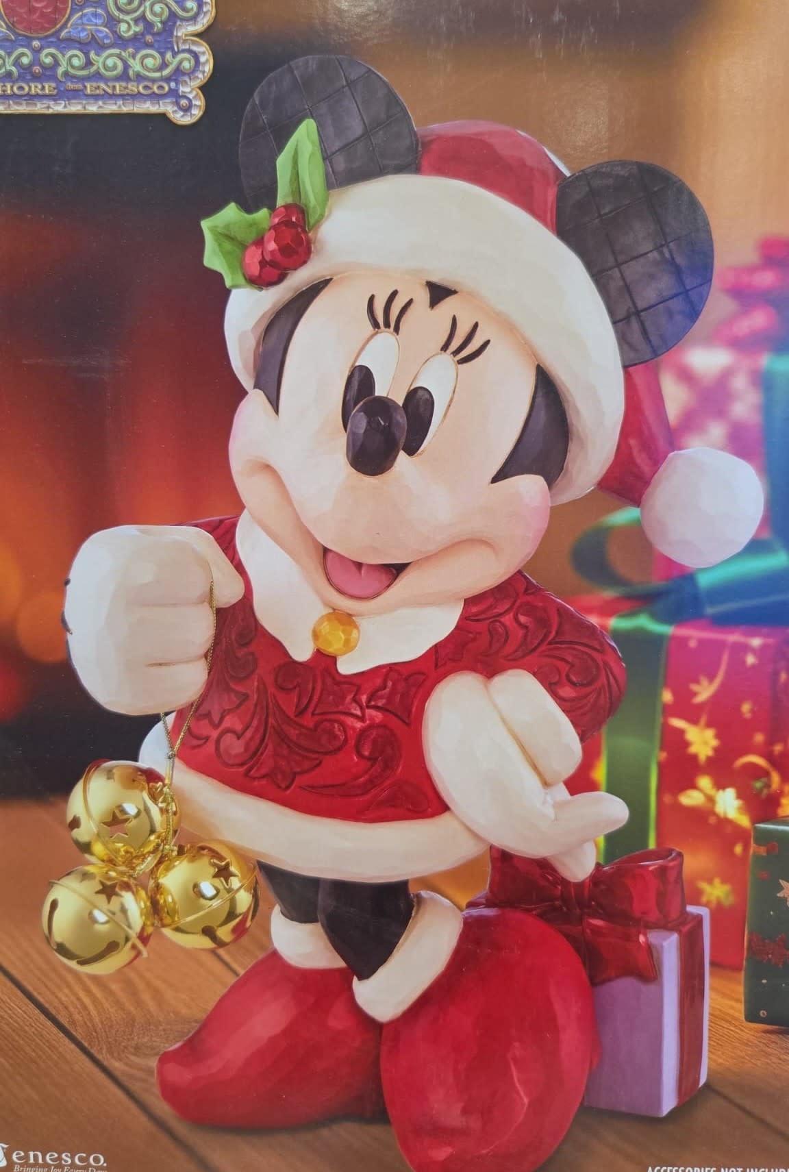 Figurine: Minnie Mouse - Big Fig  ‘Holiday Minnie with Bells’
