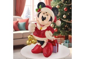 Figurine: Minnie Mouse - Big Fig  ‘Holiday Minnie with Bells’