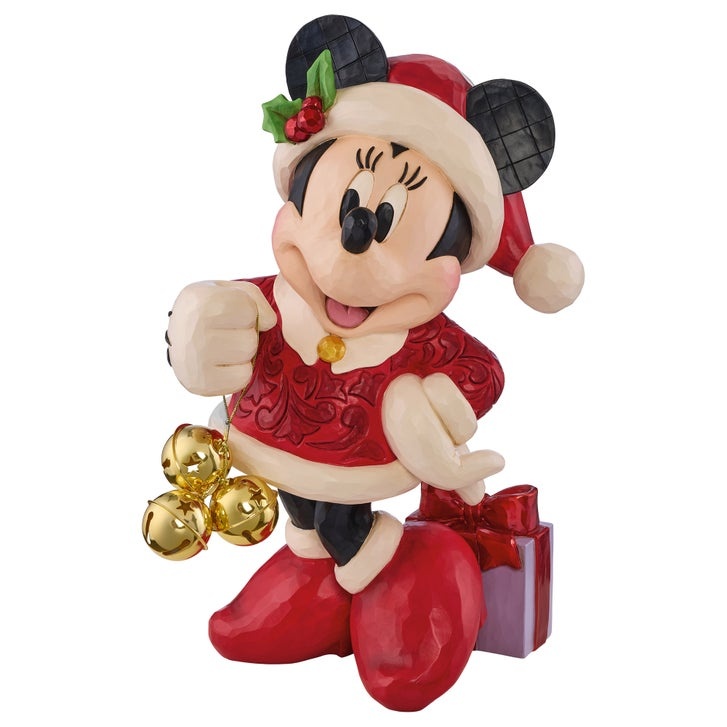 Figurine: Big Minnie Mouse - Holiday with Bells by Jim Shore