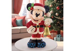 Figurine:  Big Mickey - Holiday with  Bells Statues by Jim Shore