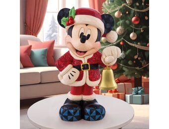 Figurine: Big Mickey Mouse - Holiday with Bells by Jim Shore