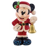 Figurine: Big Mickey Mouse - Holiday with Bells by Jim Shore