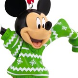 Kerstornament: Mickey  Mouse -Green - Sweater