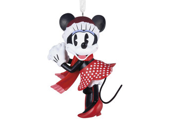 Kerstornament: Minnie Mouse - Festive Hallmark