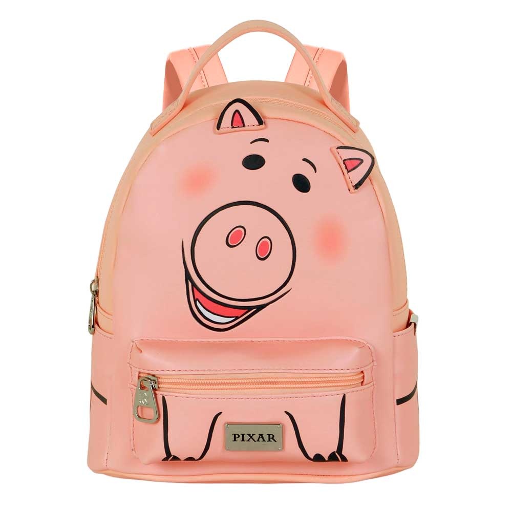 Backpack: Superleuke Hamm Toy Story rugzak voor echte fans! Met hoofdvak, voorvak, 2 zijzakken en handig binnenvak