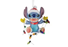 Kerstornament: Stitch - Lichtsnoer