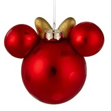 Kerstornament: Minnie Mouse -Ears- Icon- Glass