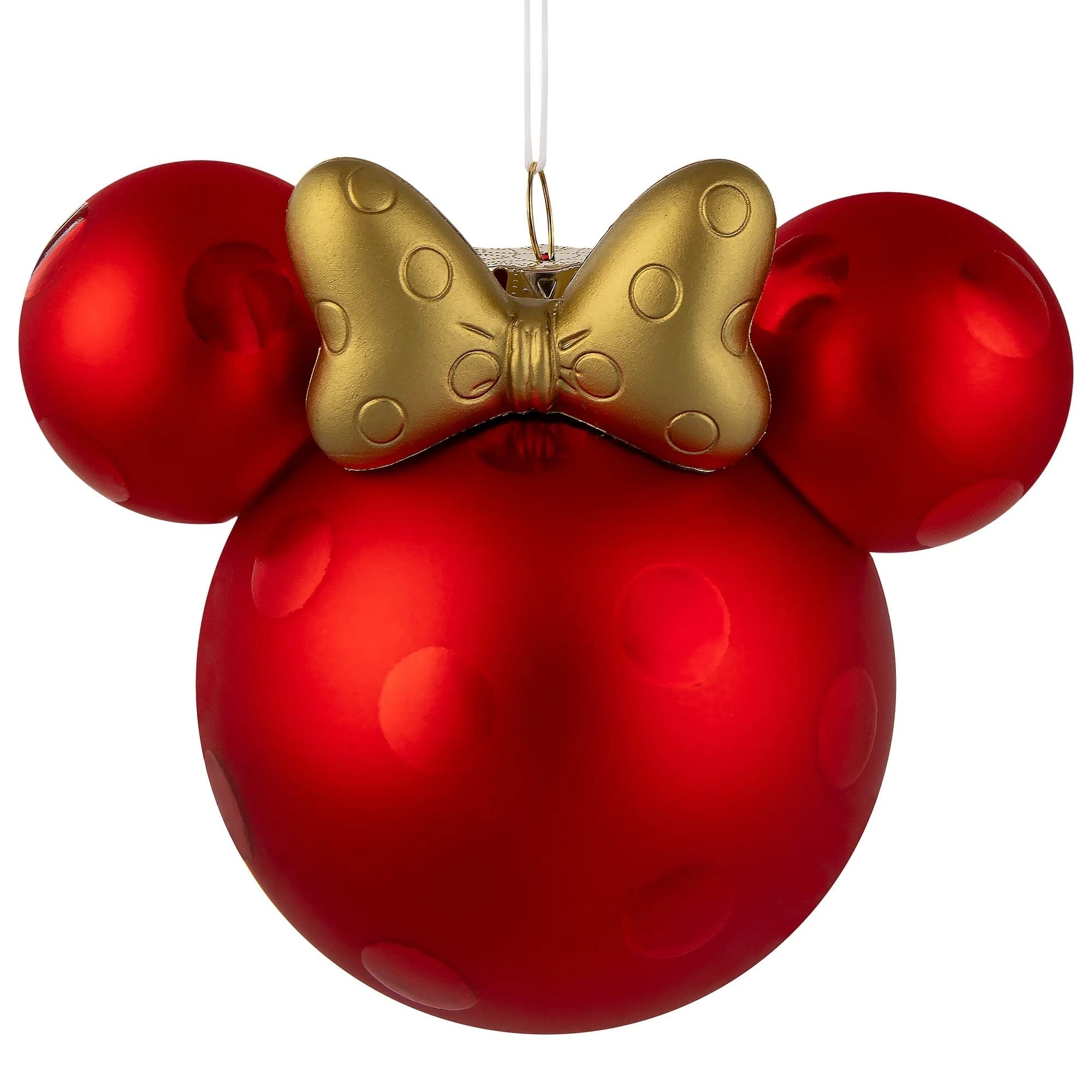 Kerstornament: Minnie Mouse -Ears- Icon- Glass