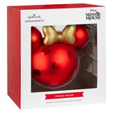 Kerstornament: Minnie Mouse -Ears- Icon- Glass