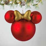 Kerstornament: Minnie Mouse -Ears- Icon- Glass