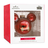 Kerstornament: Mickey Mouse Ears Icon - Blown - Glass