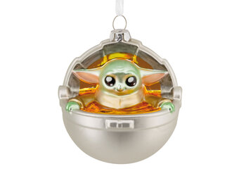 Kerstornament: Grogu - Glass