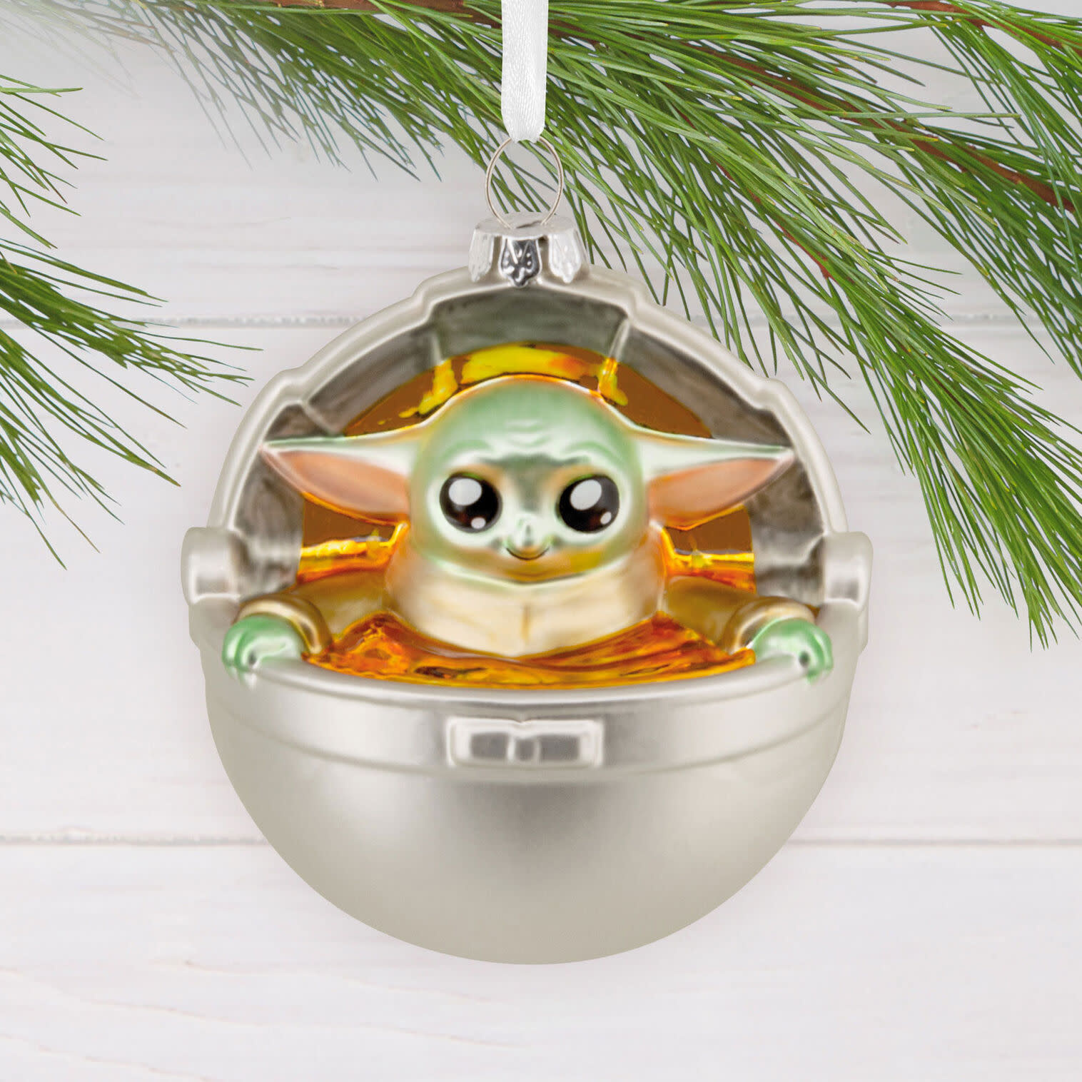 Kerstornament: Grogu - Glass