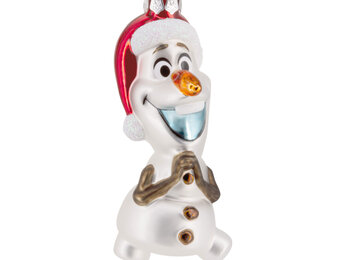 Kerstornament:  Olaf - Glas