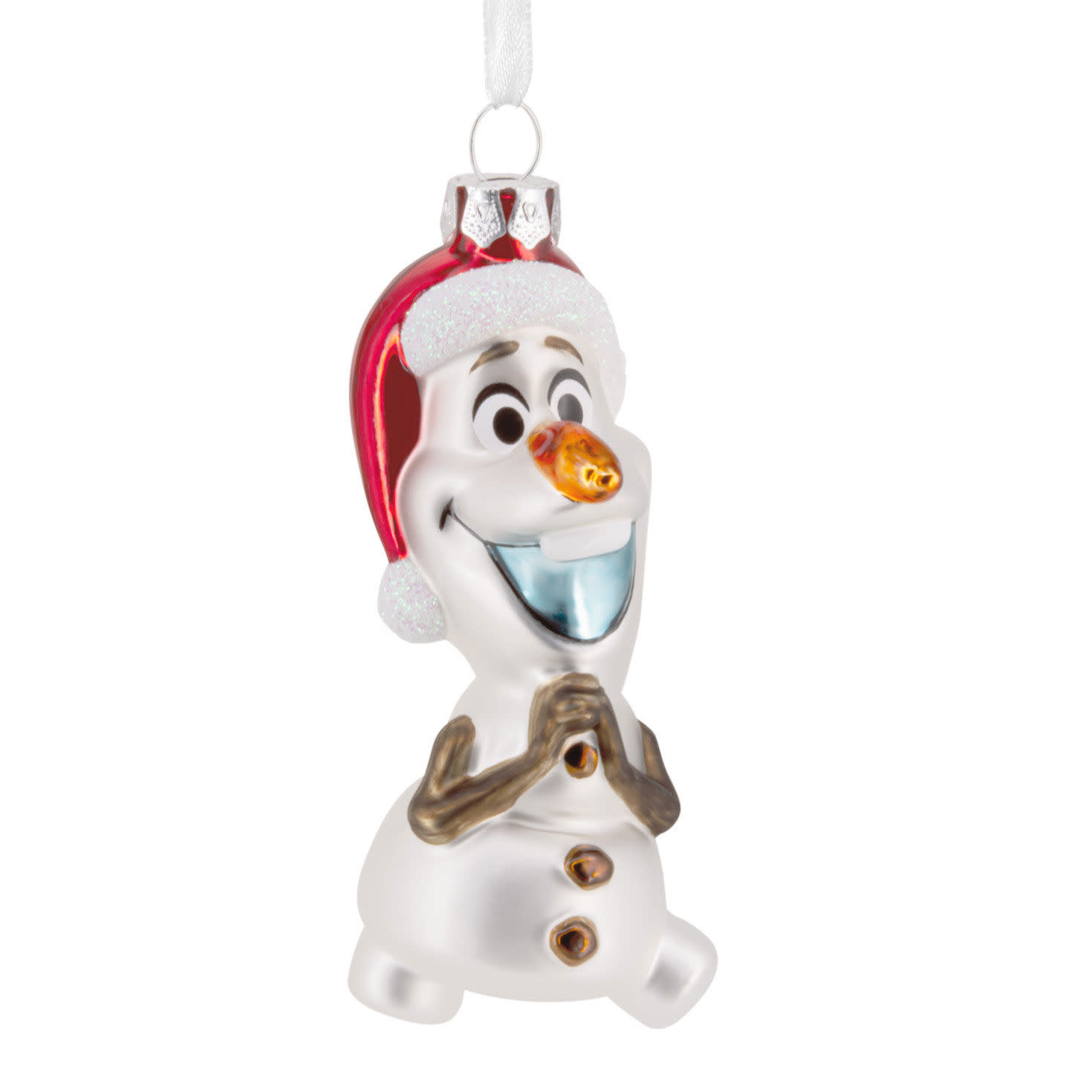Kerstornament:  Olaf - Glas