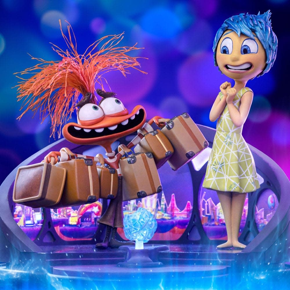 Figurine: Joy and Anxiety - Inside Out 2 - Deluxe Art Scale Statue - 1/10