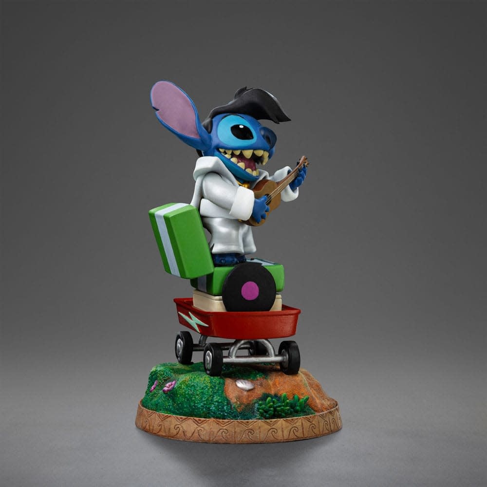 Figurine: Stitch (King of Rock 1/10) - Art Scale Statue - 17 cm