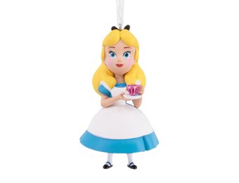 Kerstornament: Alice in Wonderland