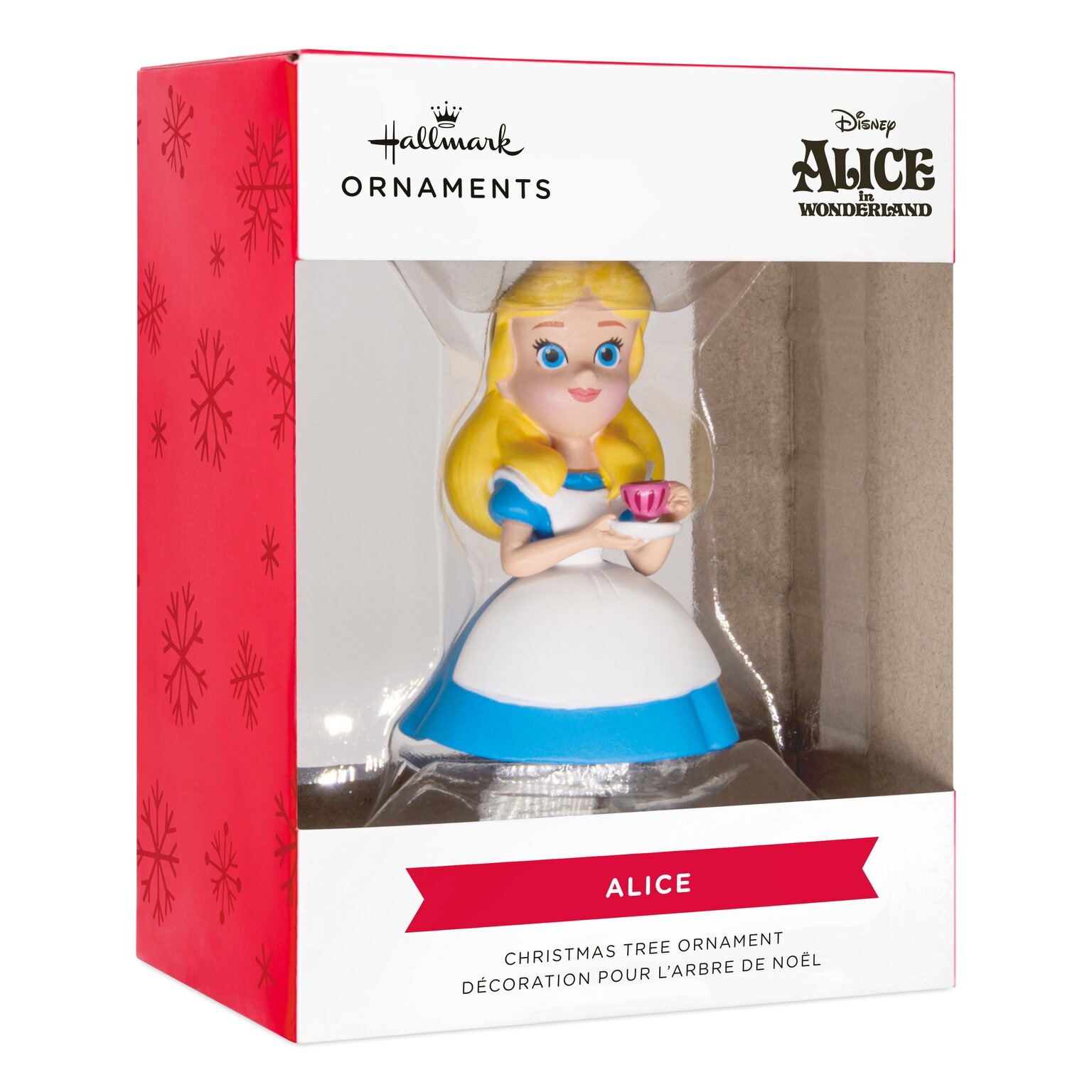 Kerstornament: Alice in Wonderland