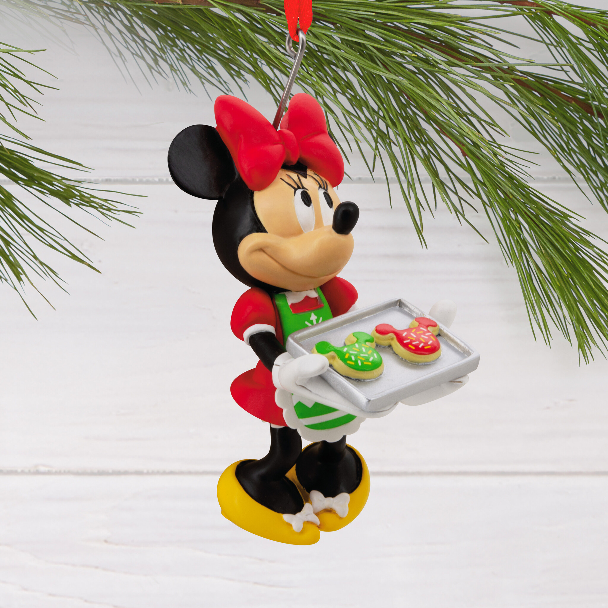 Kerstornament: Minnie with cookies