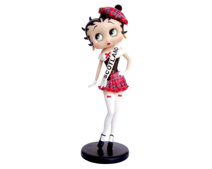 Figurine: Betty Boop in Scotland Costume