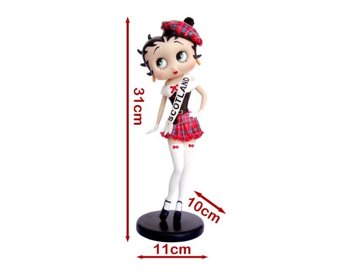 Figurine: Betty Boop in Scotland Costume