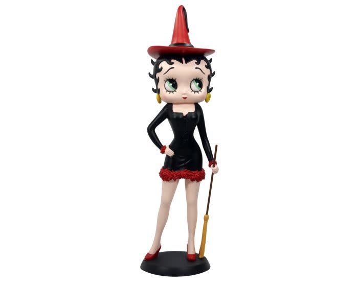 Figurine: Betty Boop - Witch - Black Dress with Red Hat