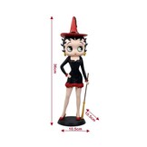 Figurine: Betty Boop - Witch - Black Dress with Red Hat