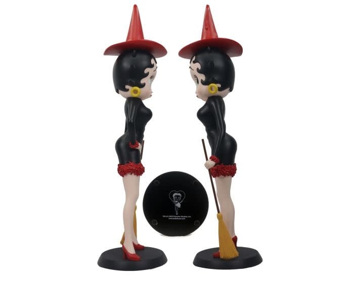 Figurine: Betty Boop - Witch - Black Dress with Red Hat