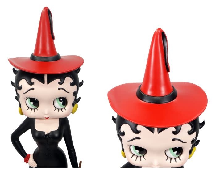Figurine: Betty Boop - Witch - Black Dress with Red Hat