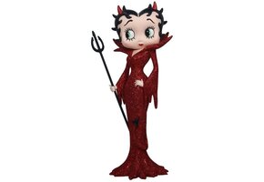 Figurine: Betty Boop Devil - Red Glitter Dress 30.5cm