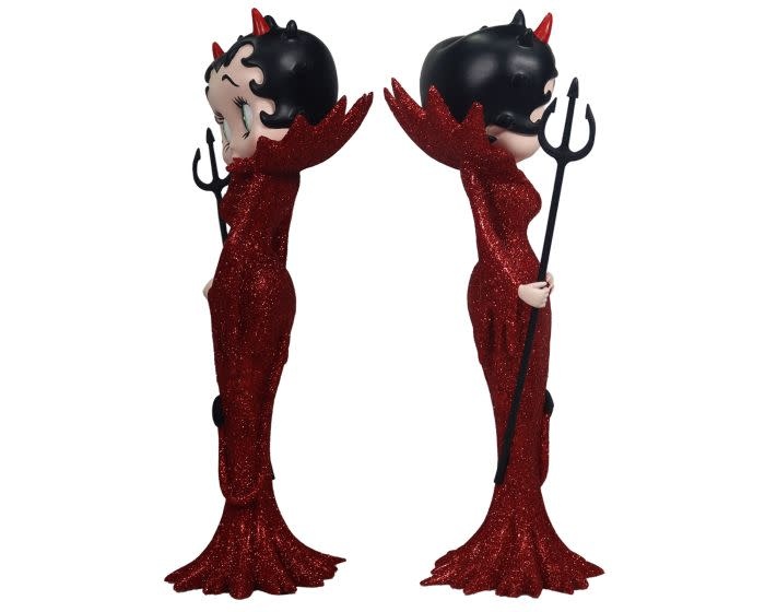 Figurine: Betty Boop Devil - Red Glitter Dress 30.5cm