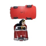 Figurine: Betty Boop In Sports Car - Red Glitter