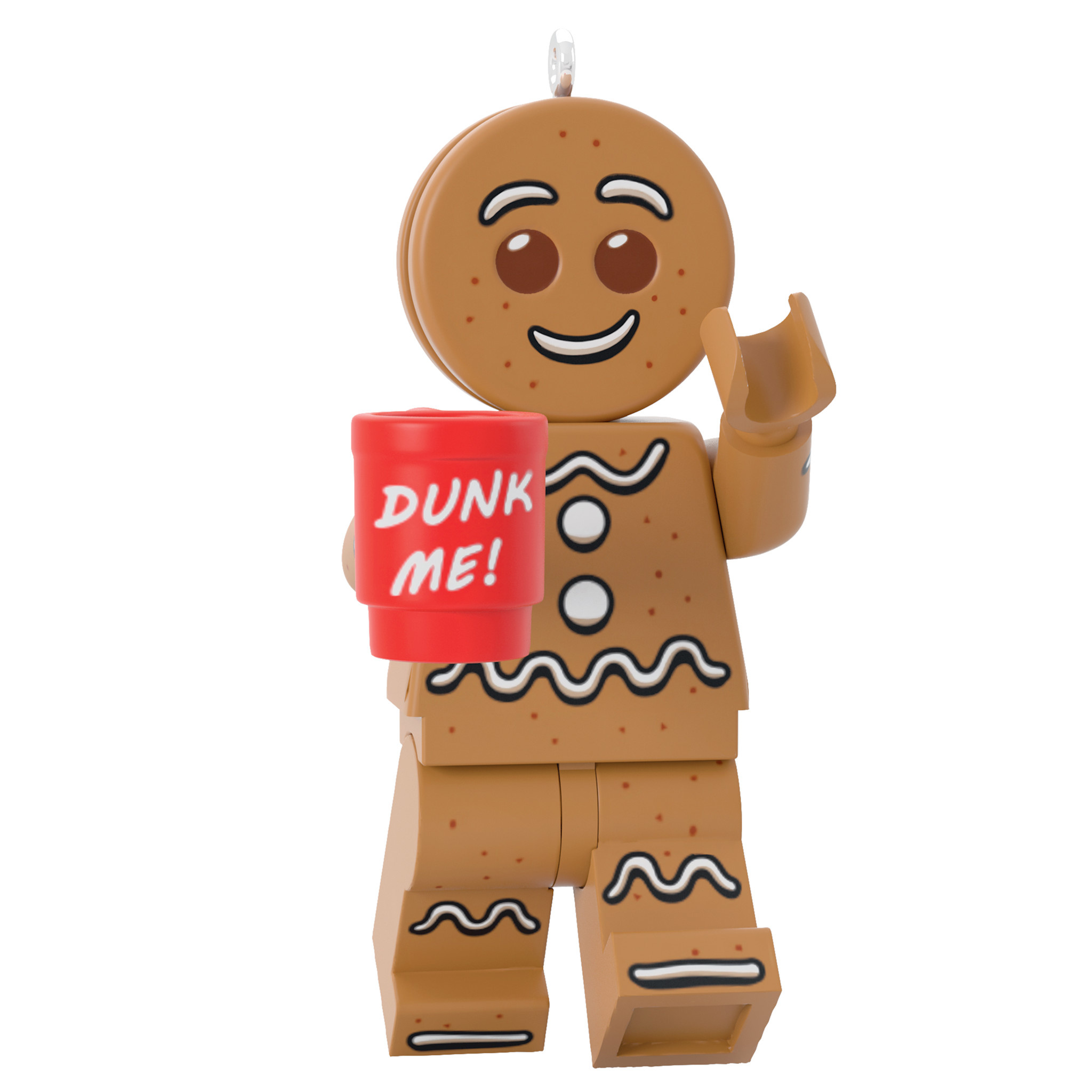 Kerstornament: LEGO Gingerbread